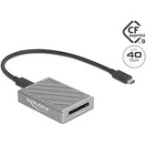 DeLock 40 Gbps USB Type-C Card Reader für CFexpress Typ B Speicherkarten