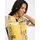 Classic Basics Sieh an! Kurzarmshirt in ocker-sand-bedruckt | Gr.: 54,