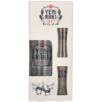 Yeni Raki 45% Vol. 0,7l in Geschenkbox mit 2 Gläsern