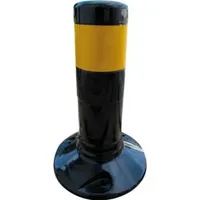 Schake Flexipfosten schwarz, selbstaufrichtend, Ø 80mm, Höhe: 300mm +