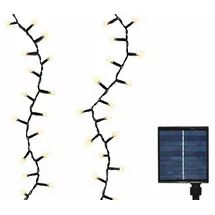 Kaemingk Lichterkette Solar Compact 1100 cm warmweiß Schwarz