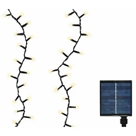 Kaemingk Lichterkette Solar Compact 1100 cm warmweiß Schwarz