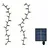 Lumineo Lichterkette Solar Compact 1100 cm warmweiß Schwarz