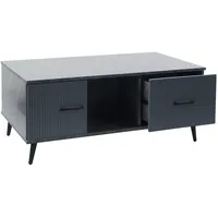 MCW Couchtisch Grau, Holz, 100x43x60 cm, Wohnzimmer, Wohnzimmertische, Couchtische