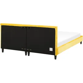 Beliani Fitou 180 x 200 cm Gelb