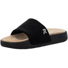 Rieker Damen Pantoletten W3250, Frauen Slipper,Schlupfschuhe,schluepfschuhe,Slides,Slip-ons,Backless Slipper,Gartenschuhe,schwarz (00),39 EU / 6 UK