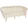SalesFever Muschelsofa Samt 3-Sitzer Beige