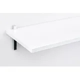 mömax Wandboard 40 x 20 x 5 cm Weiß Hochglanz