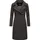 Navahoo Damen Mantel in Wollmantel-Optik langer Trenchcoat mit Reverskragen Wooly Anthrazit Gr. S - S