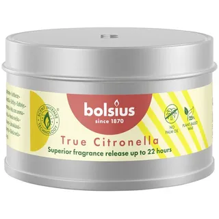 Bolsius TRUE CITRONELLA Duftkerze 8,7 x 4,9 cm gelb