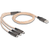 Delock 88158 USB Kabel 1,2 m USB 2.0 USB A USB C/Micro-USB B/Lightning