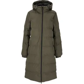 Whistler Steppmantel "Abella", Damen, Gr. 44, schwarz (dunkelgrün), 100% Polyester, unifarben, lang, ohne Ausschnitt, Mäntel Steppmantel, mit atmungsaktiver Eigenschaft