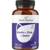 r(h)ein nutrition & health gmbh Biotin+Zink+Selen f.Haut Haare & Nägel Kapseln