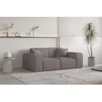 Fun Möbel Sofa Designersofa CELES PREMIUM 2-Sitzer in Stoff,