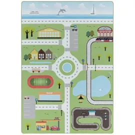Ayyildiz Kinderteppich Play 2902 Grün 80 cm x 120 cm