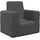 vidaXL Kindersofa vidaXL Anthrazit weich Plüsch