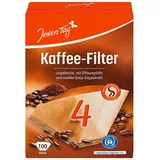 Jeden Tag Kaffeefilter Gr. 4 100 St.
