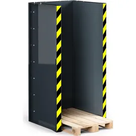 R+R INDUSTRIETECHNIK RR Industrietechnik Paletten Stapel Station RPS-15 BxTxH 1020x945x2145 mm RAL 7016 Anthrazitgrau
