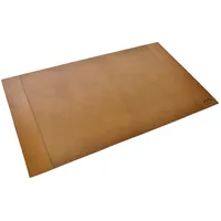 Memoria Schreibunterlage aus echtem Leder in Cognac-Braun | Schreibtischunterlage 65 cm x 45 cm für Schreibtisch