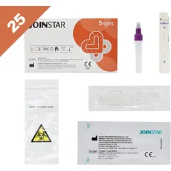 25x Covid-19 Antigen Nasenabstrich Corona Selbsttest SARS-CoV-19 Joinstar Nasal