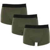 Alpha Industries AI Tape 3 Pack Underwear in Grün, Größe S