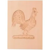 Staedter Städter Hahn Springerlesmodel, Holz, Braun, 6 x 8 cm