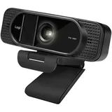 Logilink UA0381 Full HD-Webcam Klemm-Halterung, Mikrofon