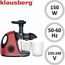 Klausberg KB-7865 Slow Juicer Rot/Schwarz