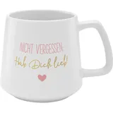 SHEEPWORLD GRUSS & CO Tasse konisch "Hab dich lieb!"