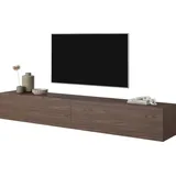Selsey BISIRA TV-Möbel 200 cm Nussbraun - Braun