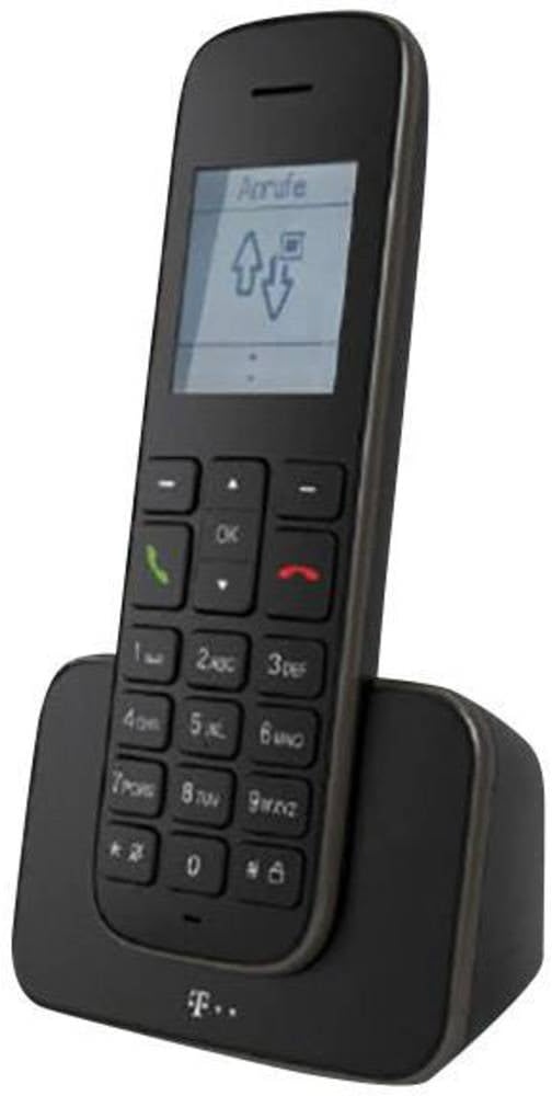 Telekom Sinus 207 Schnurlostelefon Schwarz Grafik-Display Strahlungsarm NEU OVP