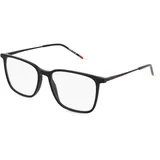 Hugo HG 1288 Herren-Brille inkl. Gläser Vollrand Quadratisch Acetat-Gestell 54/16/145, schwarz