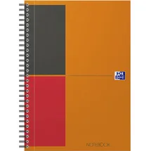 Oxford Notebook International B5, liniert, 160 Seiten, stabiler Kartondeckel