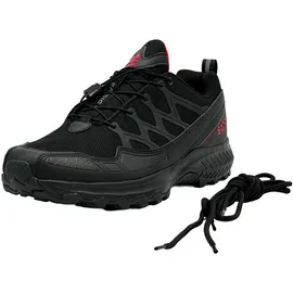 Fusskleidung Fusskleidung® Damen Herren Wanderschuhe Trail Running Trekkingschuhe Schwarz EU 46 - 46 EU
