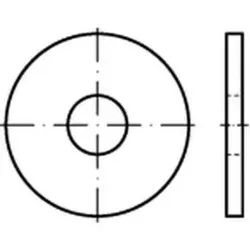 DIN 440-R/ISO 7094 Unterlegscheibe Stahl Form R 45mm