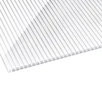 Scobalit Doppelstegplatten 16 mm Klar Weiß – Gestreift Polycarbonat