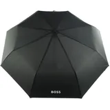 HUGO BOSS Iconic Mini Pocket Regenschirm Taschenschirm aus Polyester in der Farbe schwarz