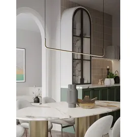 Nova Luce Strita 1-flg. 150 cm schwarz