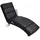 vidaXL Chaiselongue Kunstleder 51 x 155 x 73 cm schwarz