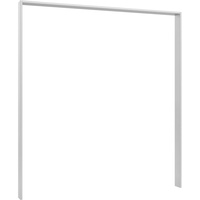 Modante Passepartoutrahmen, Weiß, Holzwerkstoff, 183x200x12 cm, Made in Germany, Schlafzimmer, Kleiderschränke, Schranksysteme