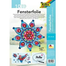 Folia Fensterfolie transparent 10 Blatt