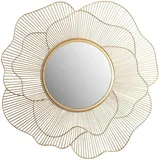 KADIMA DESIGN Wandspiegel Rose 77 cm Gold