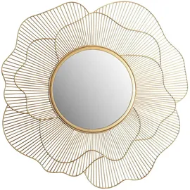 KADIMA DESIGN Wandspiegel Rose 77 cm Gold