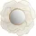 KADIMA DESIGN Wandspiegel Rose 77 cm Gold