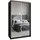 masseno Schwebetürenschrank RIEN 120 x 205 x 60 cm Schwarz