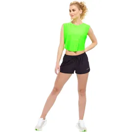 Winshape Damen Functional Light Cropped Top AET115 neon grün S