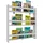 VCM Kinderregal Kidos 70 x 80 x 10 cm Holz weiß