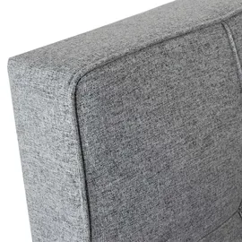 Mendler Schlafsessel HWC-L90 Stoff/Textil 101 x 90 x 103 cm Grau