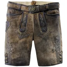 Maddox Lederhose HOPFENSEE in hellbraun | Gr.: 56