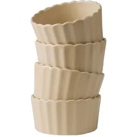 sallys Stoneware Ofenform Set rund - Light Grey)